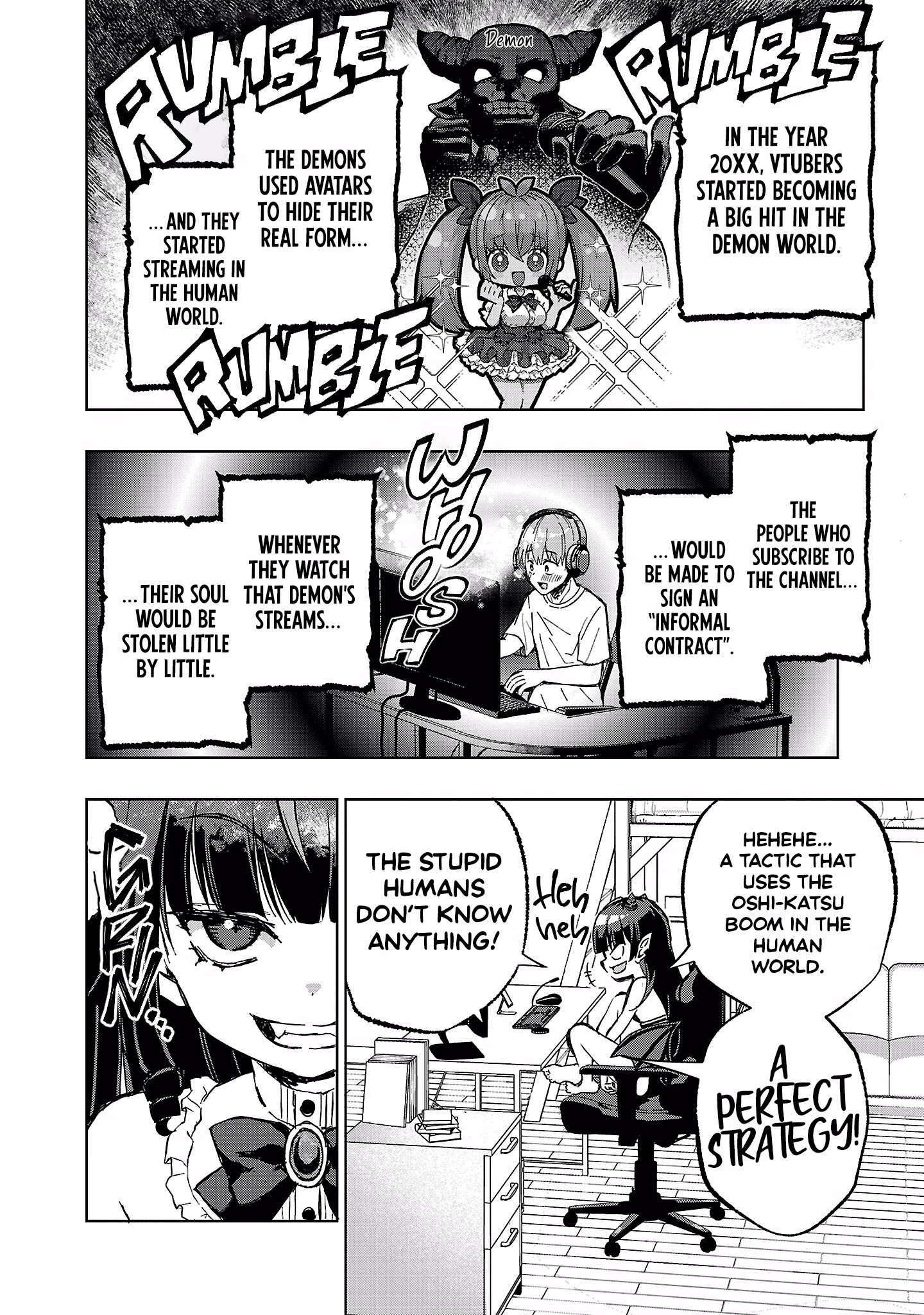 DeviTuber!! Tsukishiro Aruca aims to become the Demon King by becoming a Vtuber! chapter 1 page 8
