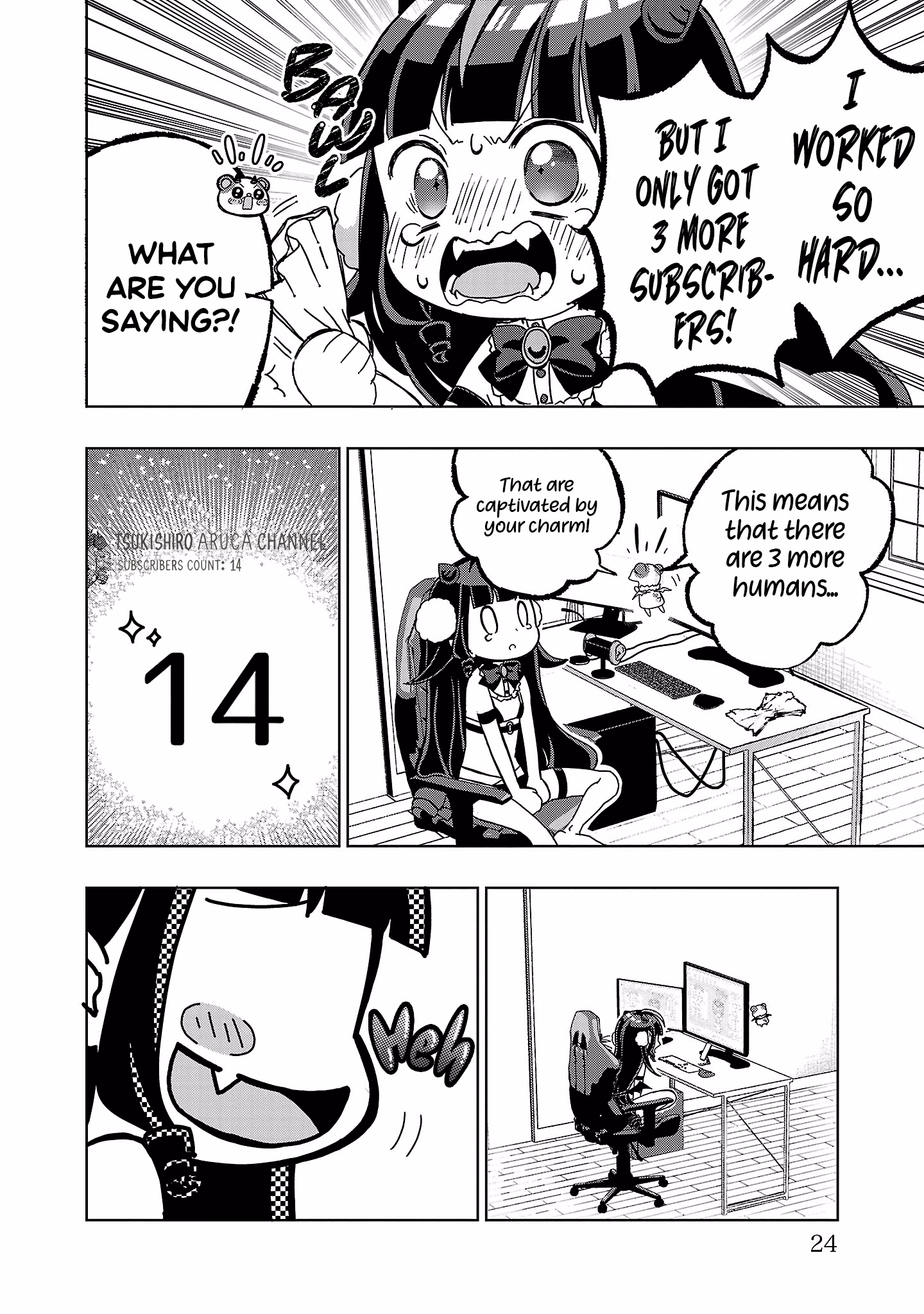 DeviTuber!! Tsukishiro Aruca aims to become the Demon King by becoming a Vtuber! chapter 1 page 26
